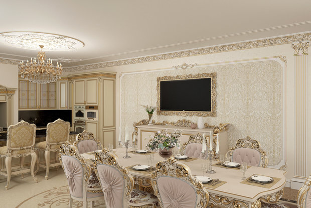 Фото из портфолио Жилой дом в классическом стиле, г.Ростов-на-Дону – фотографии дизайна интерьеров на INMYROOM