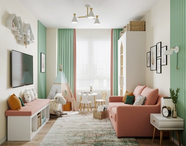 Фото из портфолио Детская "Леденцы" – фотографии дизайна интерьеров на INMYROOM