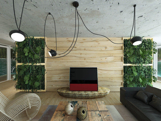 Фото из портфолио Дом стеклянный – фотографии дизайна интерьеров на INMYROOM