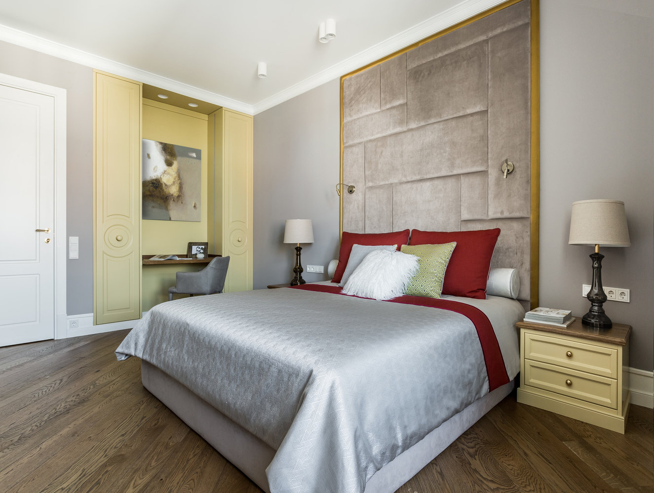 Фотография: Спальня в стиле Современный, Квартира, Проект дня, Москва, 4 и больше, Более 90 метров, Монолитно-кирпичный, Маша Файнберг – фото на INMYROOM Фотография: Спальня в стиле Современный, Квартира, Проект дня, Москва, 4 и больше, Более 90 метров, Монолитно-кирпичный, Маша Файнберг – фото на INMYROOM