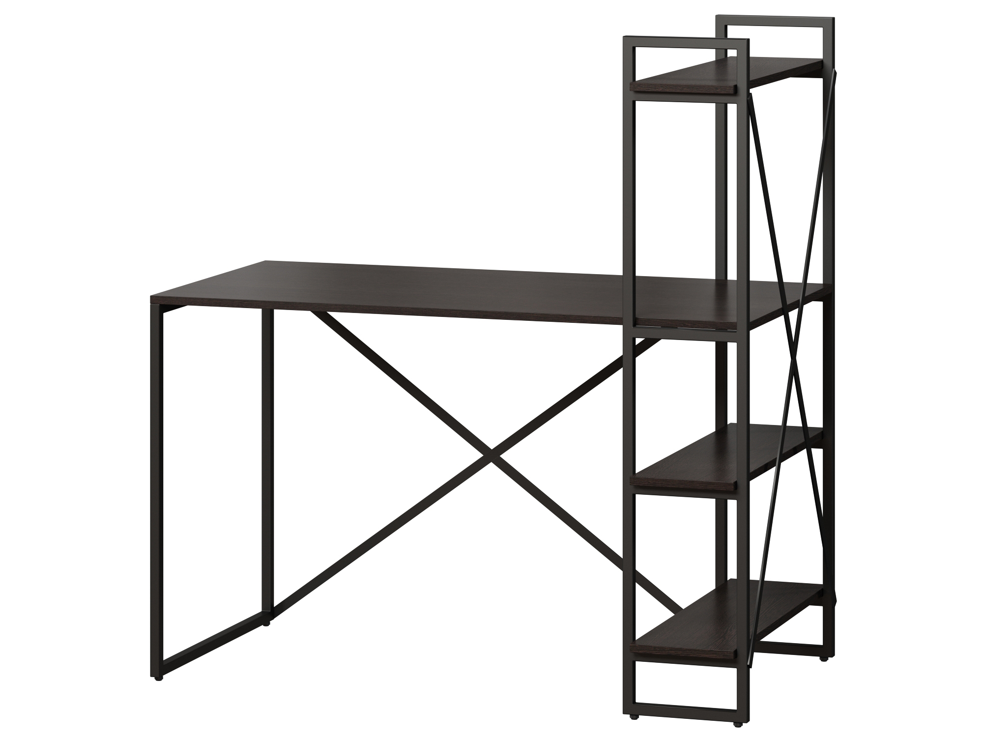 Стол письменный Мальборк Практик-П цвета Венге