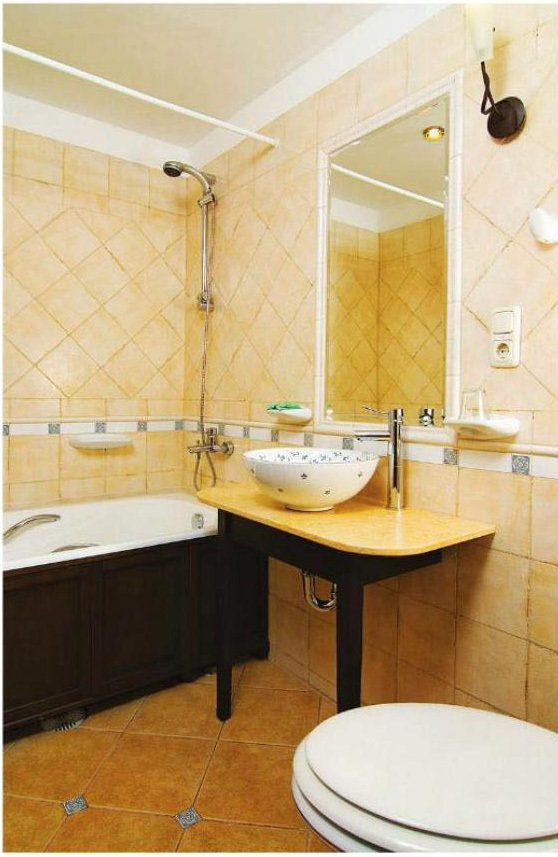 Фотография: Ванная в стиле Прованс и Кантри, Малогабаритная квартира, Интерьер комнат, Советы – фото на INMYROOM