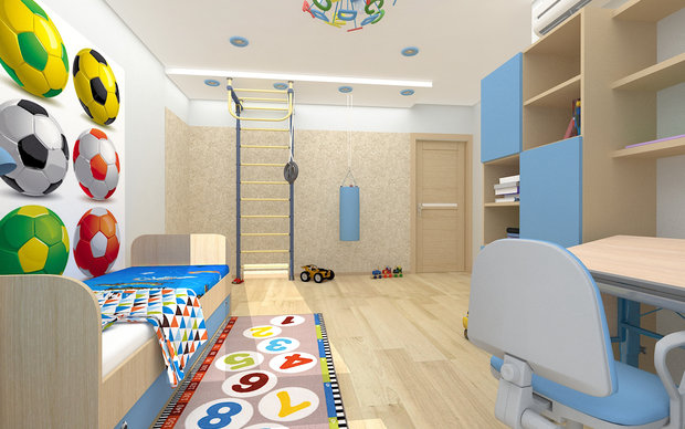 Фото из портфолио Реализованный проект. Квартира 120 м.кв.Новосибирск, ул.1905 г. – фотографии дизайна интерьеров на INMYROOM