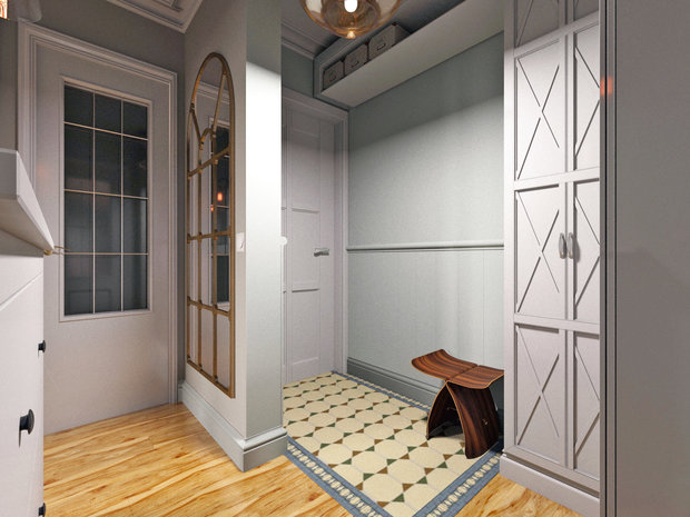 Фото из портфолио Уютная квартира в г. Москве, 41 кв.м. – фотографии дизайна интерьеров на INMYROOM