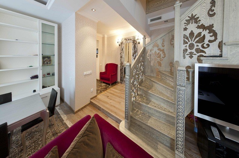 Фото из портфолио Двухуровневая квартира площадью 130 кв.м. – фотографии дизайна интерьеров на INMYROOM Фото из портфолио Двухуровневая квартира площадью 130 кв.м. – фотографии дизайна интерьеров на INMYROOM