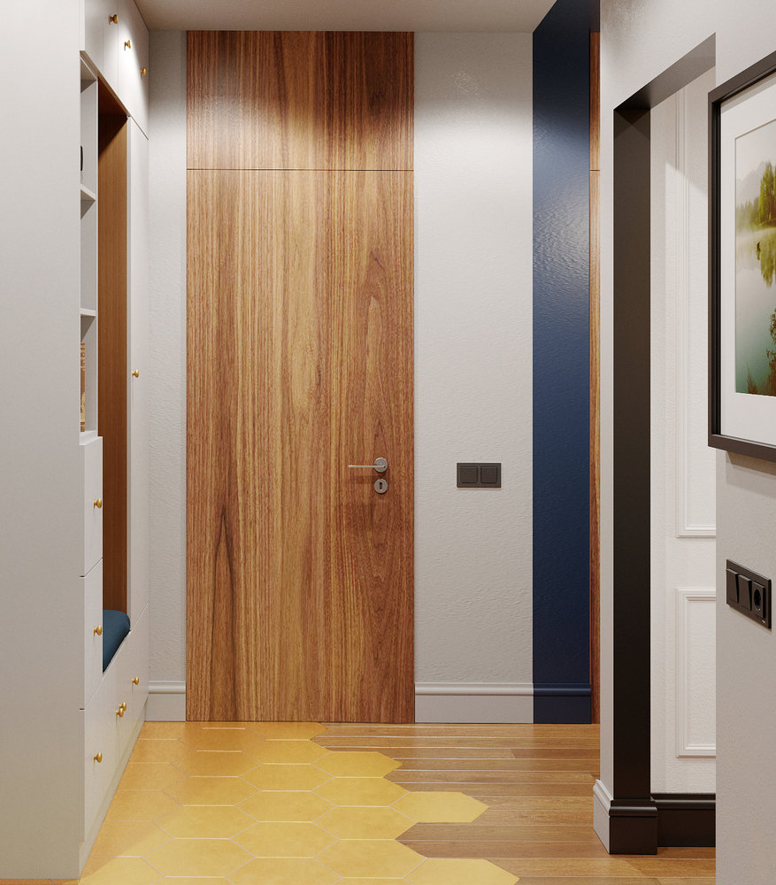 Фотография: Прихожая в стиле Современный, Квартира, Проект недели, Химки, Монолитный дом, 2 комнаты, 40-60 метров, Наталья Краснобородько, ЖК «Звезда России» – фото на INMYROOM Фотография: Прихожая в стиле Современный, Квартира, Проект недели, Химки, Монолитный дом, 2 комнаты, 40-60 метров, Наталья Краснобородько, ЖК «Звезда России» – фото на INMYROOM