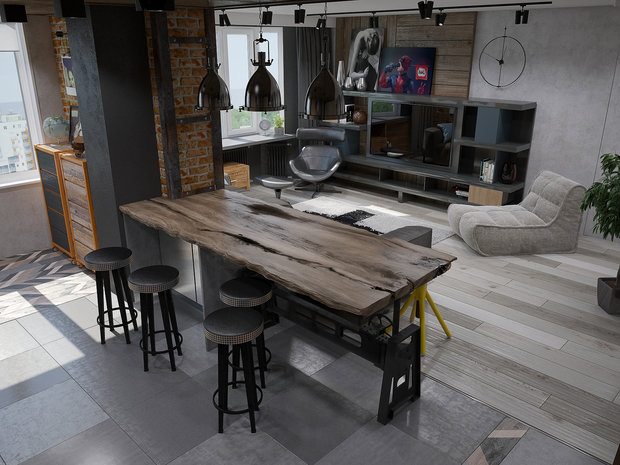 Фото из портфолио Loftушка  – фотографии дизайна интерьеров на INMYROOM