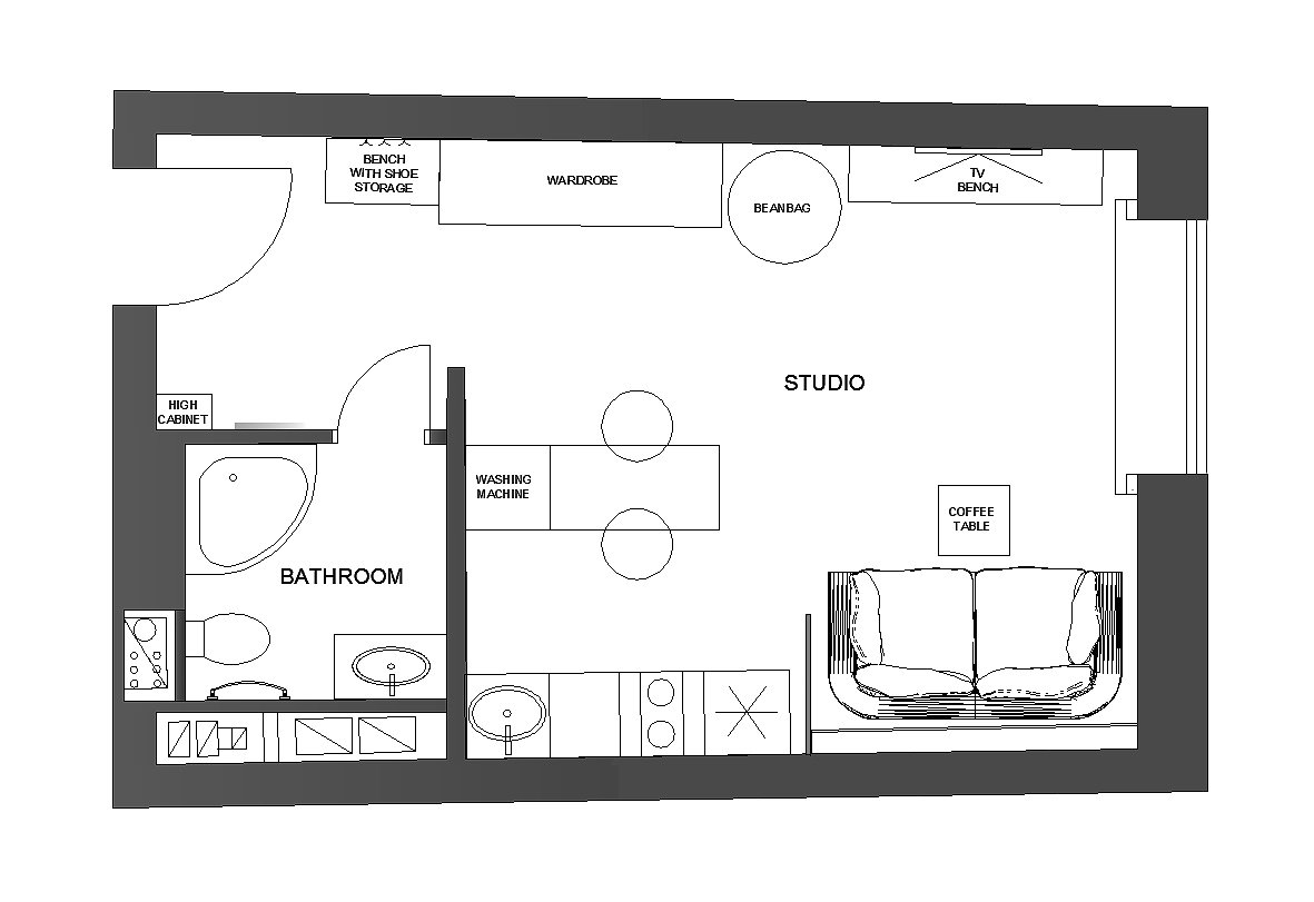 План с расстановкой мебели План с расстановкой мебели