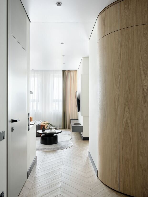 Фотография: Прихожая в стиле Современный, Проект дня, 2 комнаты, 60-90 метров – фото на INMYROOM