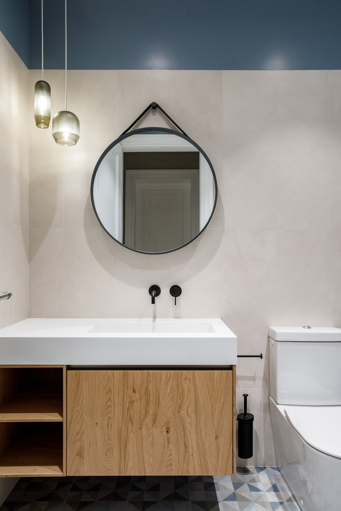 Фотография: Ванная в стиле Современный, Квартира, Проект дня, Москва, Айя Лисова, 4 и больше, Более 90 метров, Aiya Design – фото на INMYROOM Фотография: Ванная в стиле Современный, Квартира, Проект дня, Москва, Айя Лисова, 4 и больше, Более 90 метров, Aiya Design – фото на INMYROOM