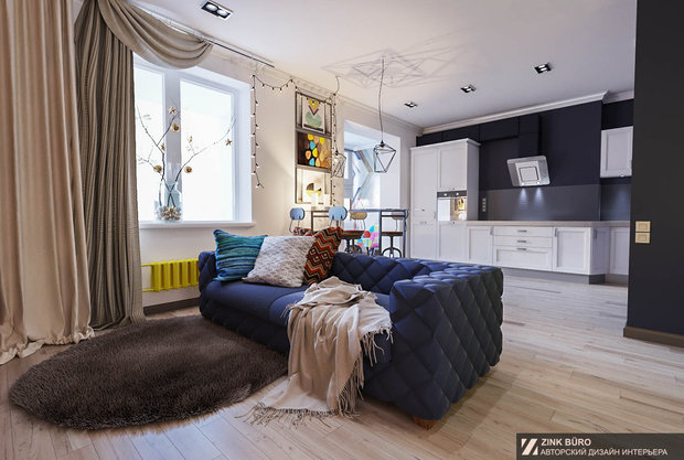 Фото из портфолио MIX Loft – фотографии дизайна интерьеров на INMYROOM