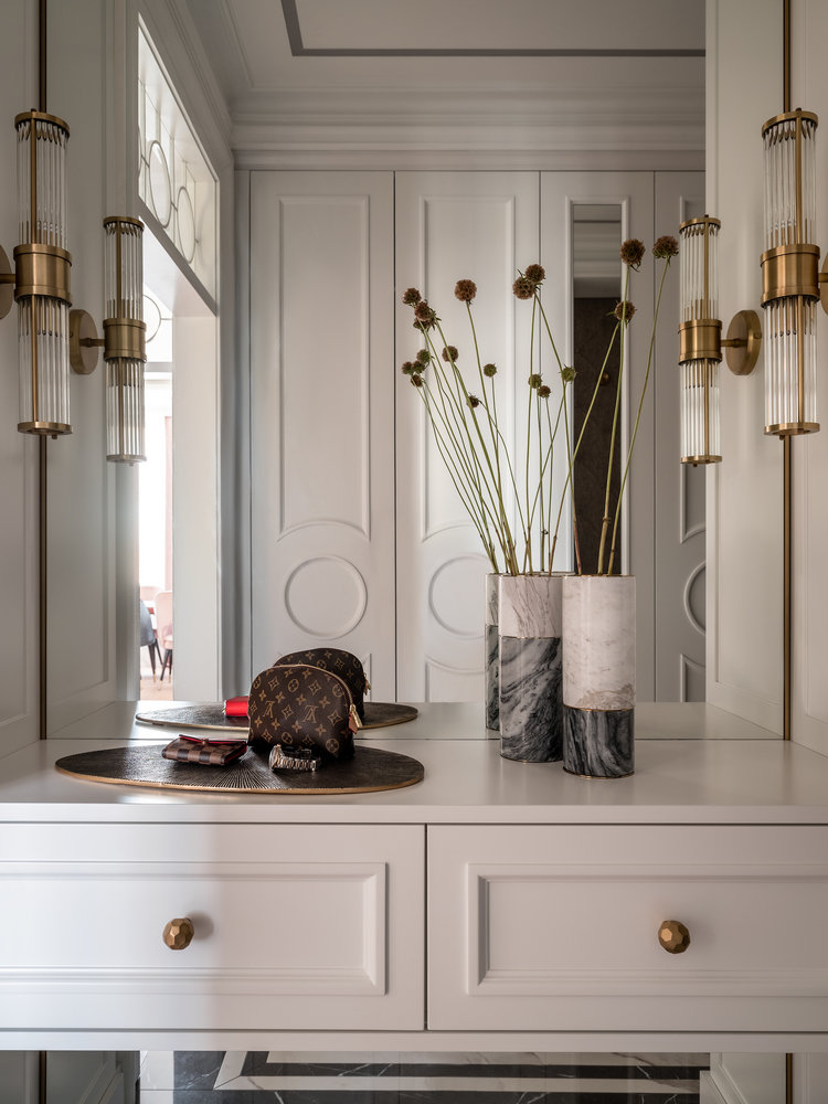 Фотография: Прихожая в стиле Классический, Современный, Квартира, Проект дня, Одинцово, Мария Рублева, 3 комнаты, Более 90 метров, Эксклюзивные проекты – фото на INMYROOM