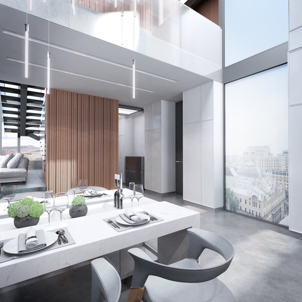 Фото из портфолио Пентхаус 480м2 в ЖК Смоленская 14 Санкт-Петербург – фотографии дизайна интерьеров на INMYROOM