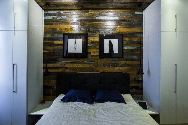 Фотография: Спальня в стиле Лофт, Современный, Скандинавский, Эклектика, Квартира, Дома и квартиры, Проект недели, Эко – фото на INMYROOM