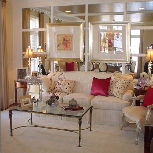 Фотография: Гостиная в стиле Классический, Декор интерьера, Декор дома, Зеркала – фото на INMYROOM