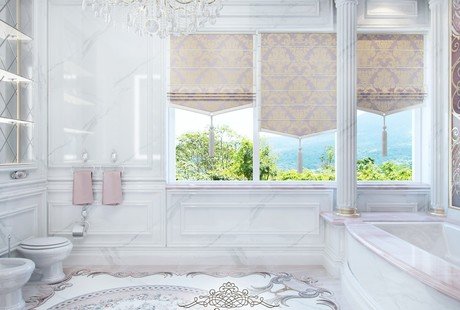 Красивые интерьеры, Дизайн ванной от Antonovich Design