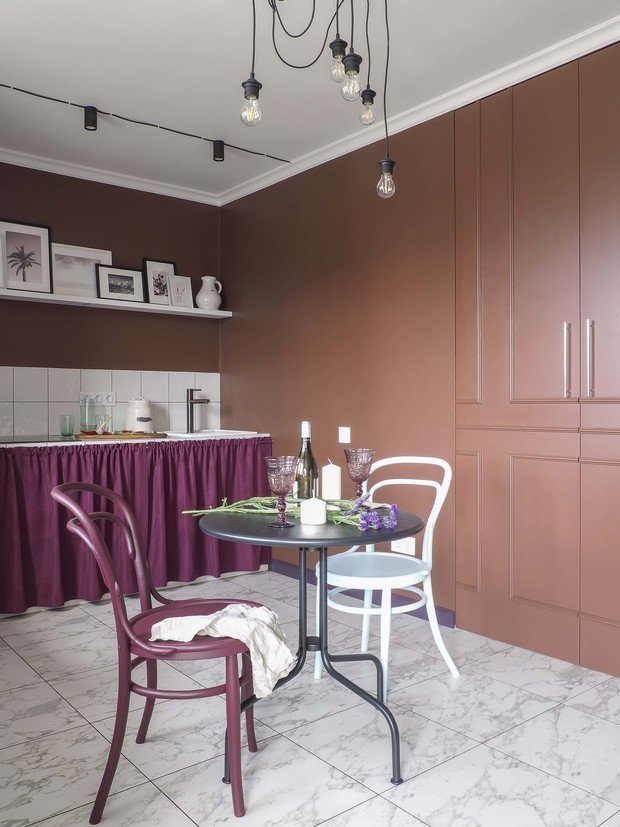 Фотография: Кухня и столовая в стиле Эклектика, Квартира, Студия, Проект недели, Нижний Новгород, Светлана Светлицкая – фото на INMYROOM
