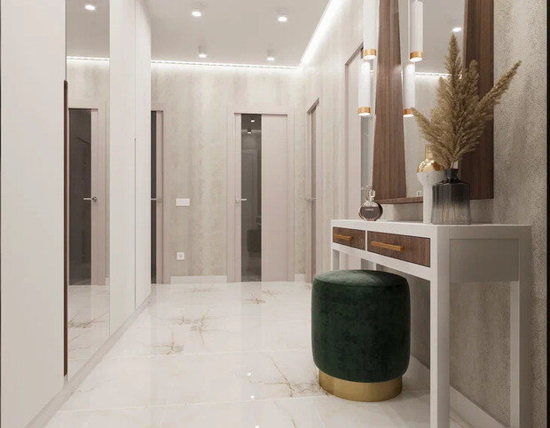 Фото из портфолио Квартира Новая Кузнечиха – фотографии дизайна интерьеров на INMYROOM