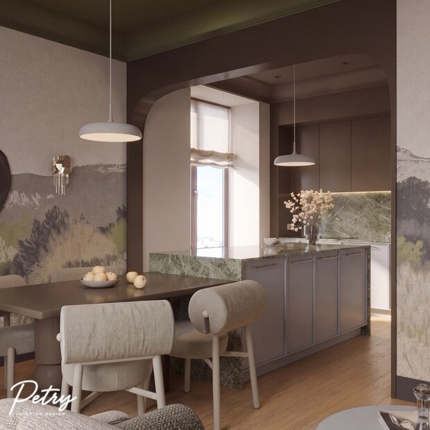 Фото из портфолио 75,46 м² для мамы и дочки: интерьер квартиры из Санкт-Петербурга – фотографии дизайна интерьеров на INMYROOM