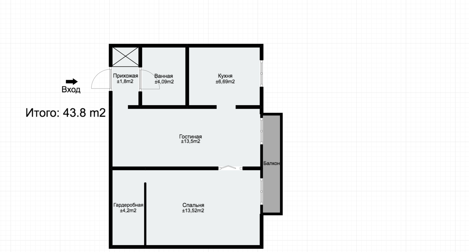 Фотография: Планировки в стиле , Скандинавский, Квартира, Проект недели, двухкомнатная квартира, Герой InMyRoom, Казахстан, Хрущевка – фото на INMYROOM Фотография: Планировки в стиле , Скандинавский, Квартира, Проект недели, двухкомнатная квартира, Герой InMyRoom, Казахстан, Хрущевка – фото на INMYROOM