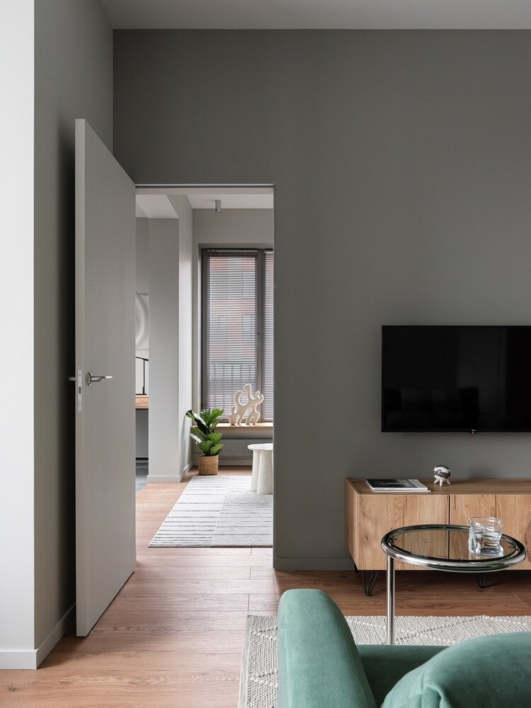 Фотография: Гостиная в стиле Современный, Скандинавский, Квартира, Проект недели, Москва, 3 комнаты, 40-60 метров, Анастасия Родина – фото на INMYROOM Фотография: Гостиная в стиле Современный, Скандинавский, Квартира, Проект недели, Москва, 3 комнаты, 40-60 метров, Анастасия Родина – фото на INMYROOM