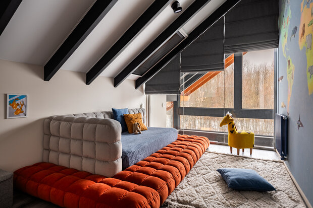 Фотография: Детская в стиле Современный, Проект дня, Дача, Дом и дача, Московская область, 4 и больше, Более 90 метров, Анна Жижайкина – фото на INMYROOM