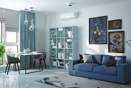 Квартира-студия в стиле минимализм