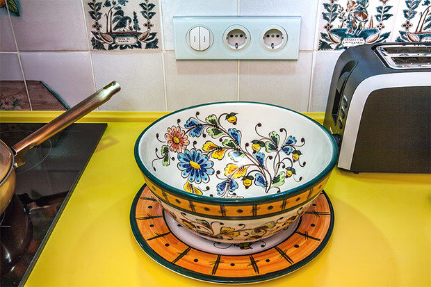 Фотография: Аксессуары в стиле Прованс и Кантри, Современный, Эклектика, Кухня и столовая, Интерьер комнат – фото на INMYROOM