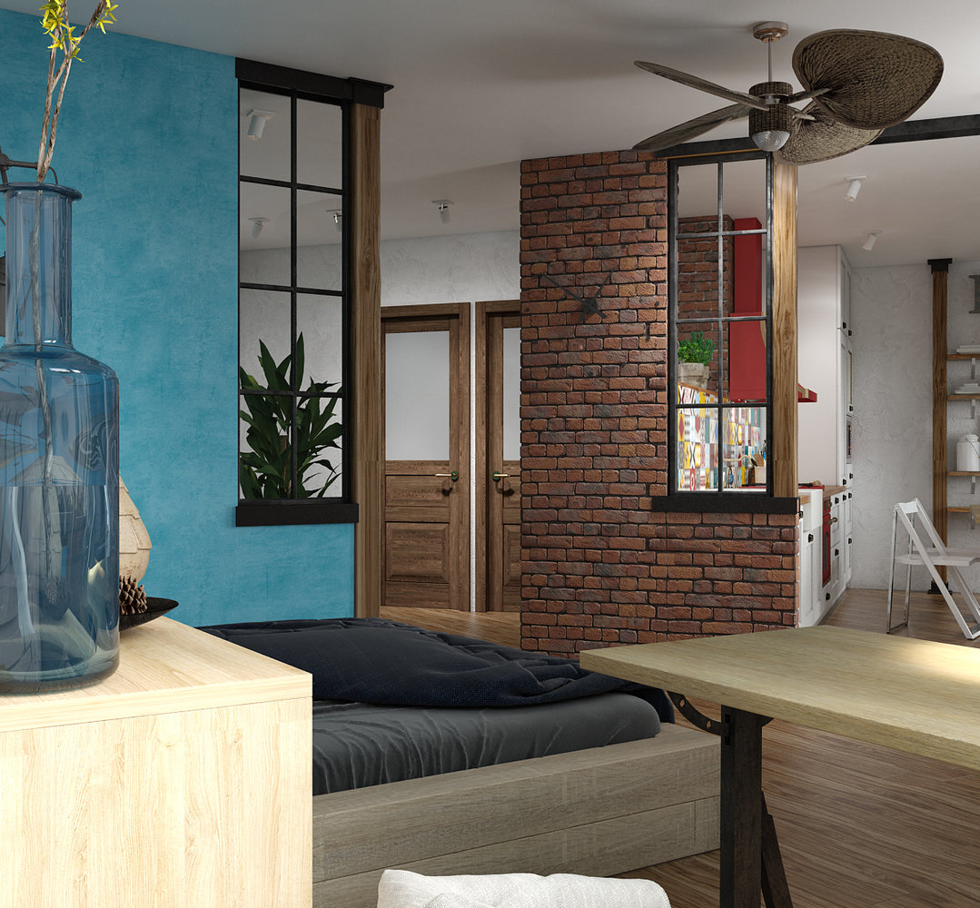 Фото из портфолио Студия недели: проект в Мытищах – фотографии дизайна интерьеров на INMYROOM Фото из портфолио Студия недели: проект в Мытищах – фотографии дизайна интерьеров на INMYROOM