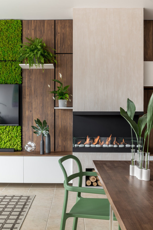 Фотография: Кухня и столовая в стиле Современный, Квартира, Студия, Проект недели, Эко, Самара, Монолитный дом, 40-60 метров, 60-90 метров, Валерия Веселова – фото на INMYROOM