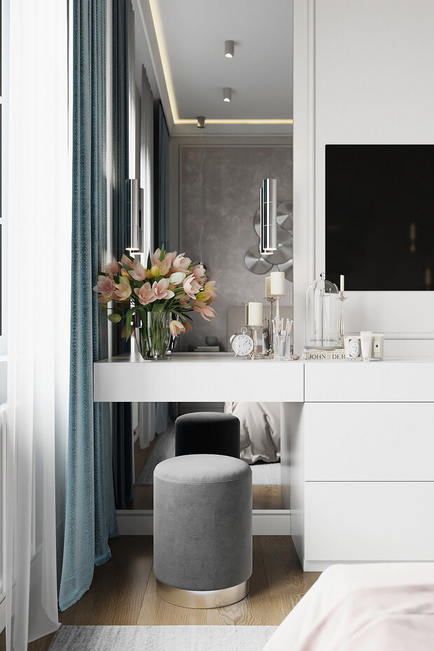 Фотография: Спальня в стиле Классический, Современный, Дом, Проект недели, Дом и дача, 4 и больше, Более 90 метров, Нижегородская область, Ольга Матренина – фото на INMYROOM