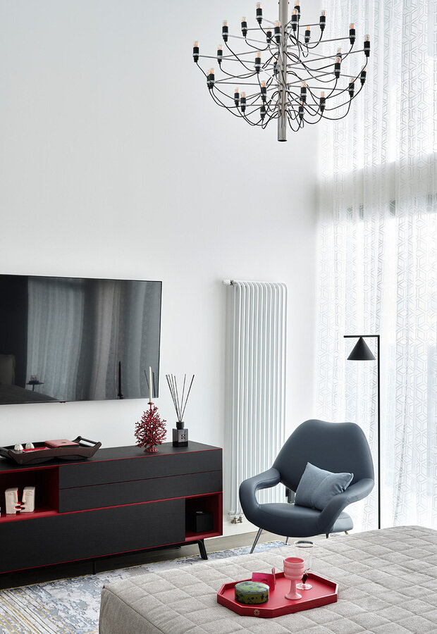 Фотография: Спальня в стиле Современный, Проект дня, Дача, Подмосковье, Блочный дом, 4 и больше, Более 90 метров, Марина Жеренко – фото на INMYROOM