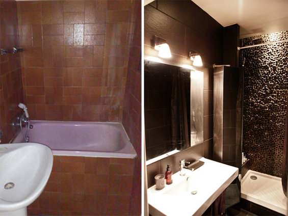 Фотография: Кухня и столовая в стиле Прованс и Кантри, Малогабаритная квартира, Квартира, Дома и квартиры, Переделка, Париж – фото на INMYROOM