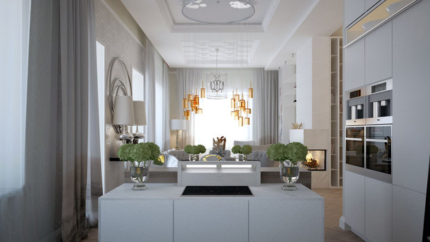 Фото из портфолио Загородный дом Wright-Park 9 – фотографии дизайна интерьеров на INMYROOM