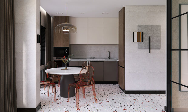 Фото из портфолио Проект двухкомнатной квартиры ЖК "Хорошевский" – фотографии дизайна интерьеров на INMYROOM