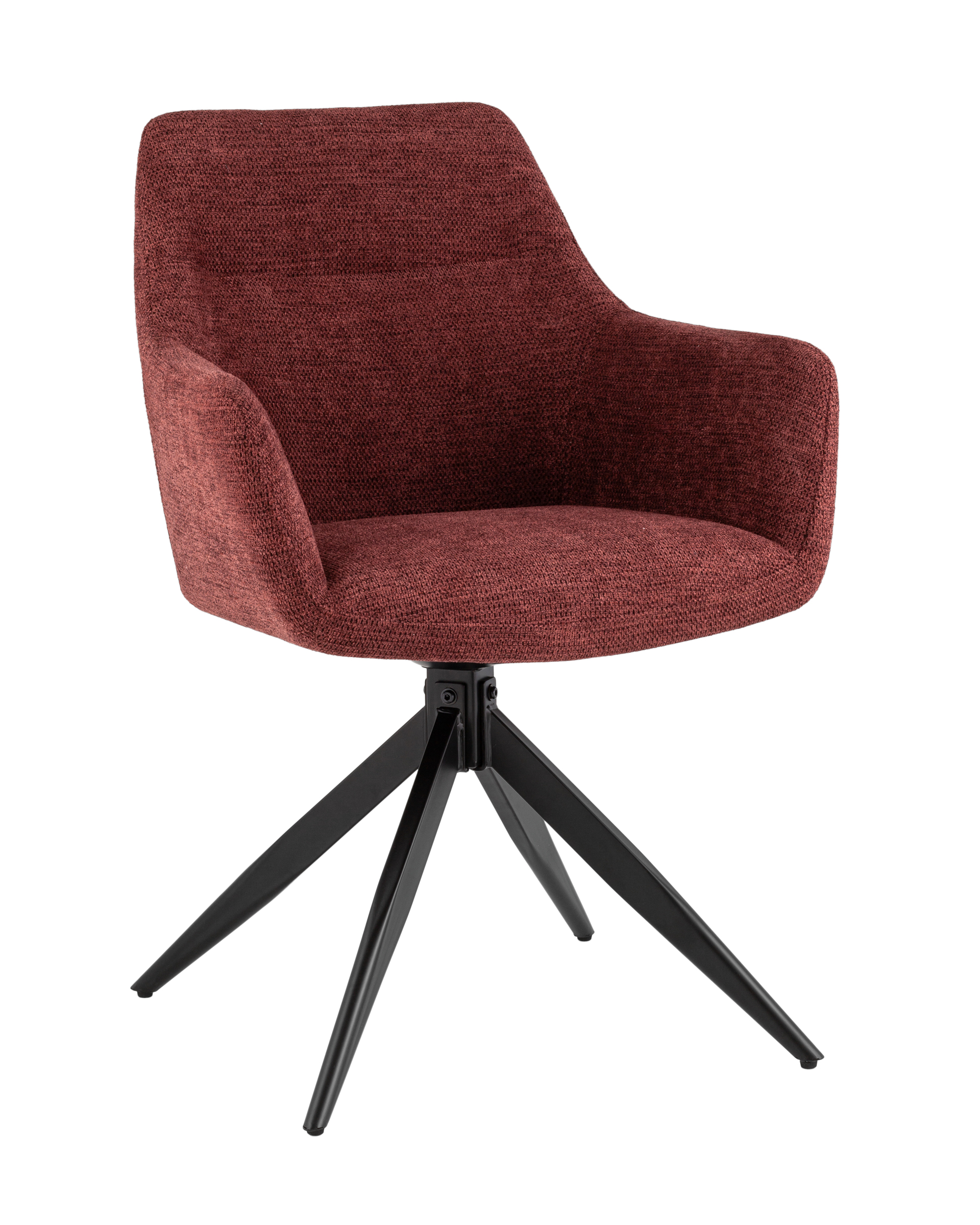 Стул Enid винно-красного цвета