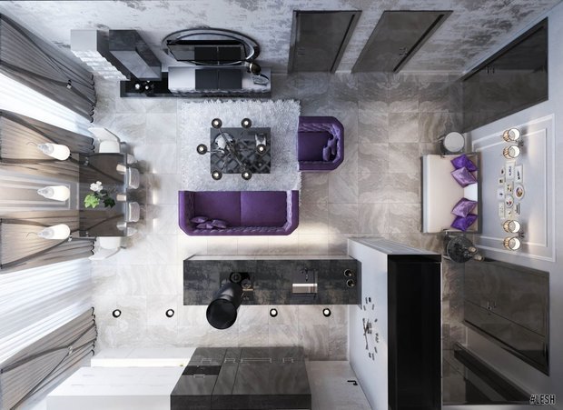 Фото из портфолио Zelenina 118 м – фотографии дизайна интерьеров на INMYROOM