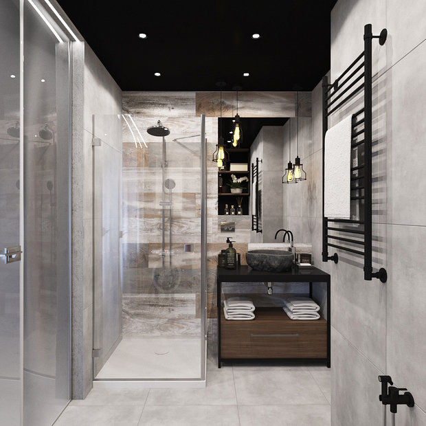 Фото из портфолио Трехуровневый лофт – фотографии дизайна интерьеров на INMYROOM