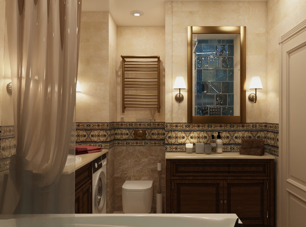 Фото из портфолио 90 м² Варшавское шоссе  – фотографии дизайна интерьеров на INMYROOM