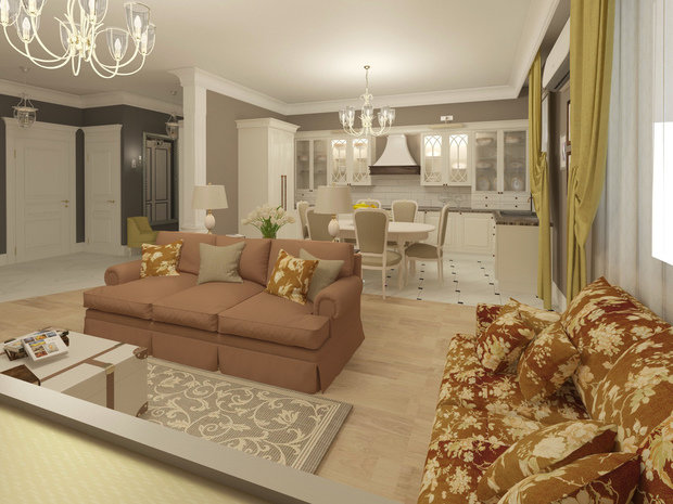 Фото из портфолио Квартира в центре – фотографии дизайна интерьеров на INMYROOM