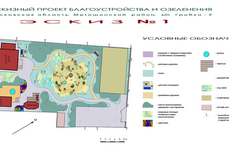 Проект дачного участка 20 соток в коттеджном поселке Грибки 2 по Дмитровскому шоссе .
