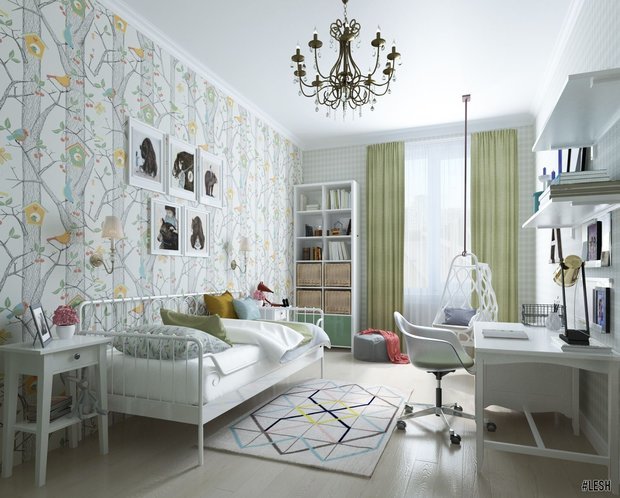 Фото из портфолио Beringa 110 м. | Легкая эклектика – фотографии дизайна интерьеров на INMYROOM