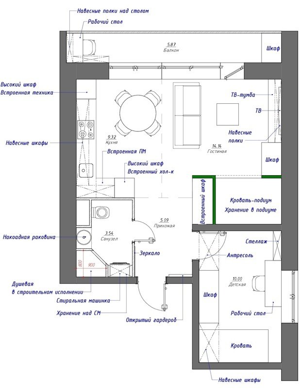 Дизайн: студия CO:interior