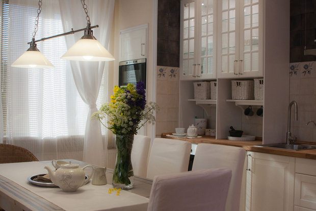 Фото из портфолио Кухня для передачи Школа Ремонта – фотографии дизайна интерьеров на INMYROOM