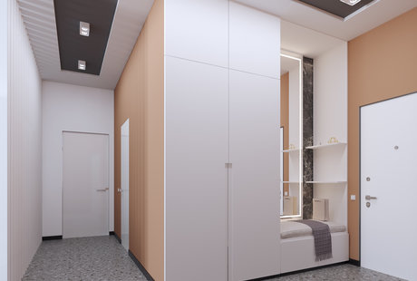 Дизайн-проект частной квартиры ЖК "Династия" 89,2 м²