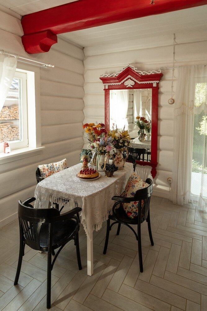 Фотография: Кухня и столовая в стиле Прованс и Кантри, Эклектика, Винтажный, Дом, Проект дня, Дом и дача, Беларусь, 3 комнаты, Более 90 метров, Наталья Балашевская – фото на INMYROOM