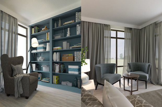 Фото из портфолио Загородный дом – фотографии дизайна интерьеров на INMYROOM