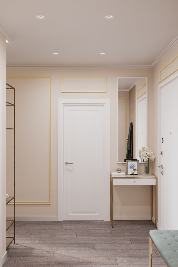 Фото из портфолио Квартира 57 кв.м. в стиле эклектика ЖК на Симоновском. – фотографии дизайна интерьеров на INMYROOM