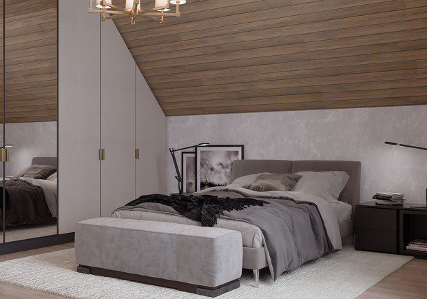 Фотография: Спальня в стиле Эко, Дом, Проект недели, Дом и дача, 4 и больше, Более 90 метров, Владимирская область, Светлана Капустина – фото на INMYROOM