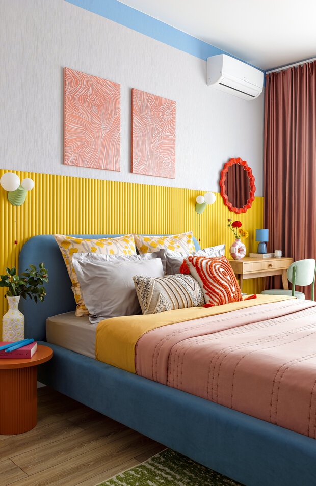 Фотография: Спальня в стиле Современный, Малогабаритная квартира, Квартира, Студия, Проект дня, Сочи, до 40 метров, Анастасия Дубовскова – фото на INMYROOM